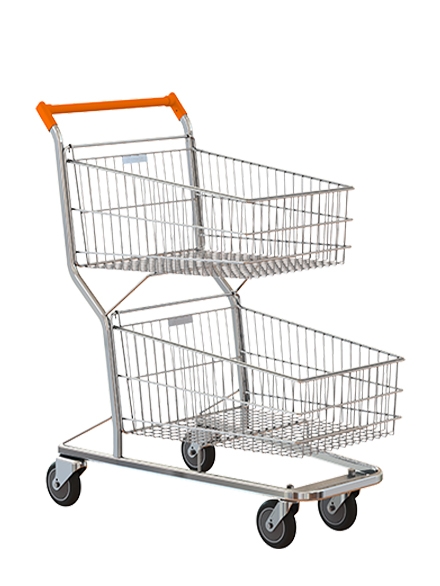 CARRINHO DE COMPRAS 130L DUPLO