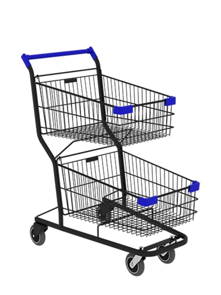 CARRINHO DE COMPRAS 130L DUPLO