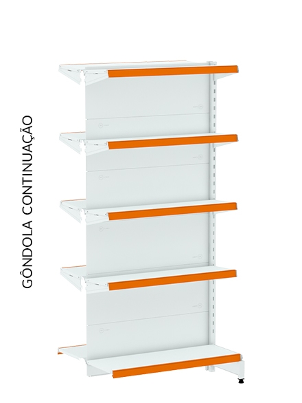 GÔNDOLA FLEX 30 CENTRO 1,70 - CONTINUAÇÃO