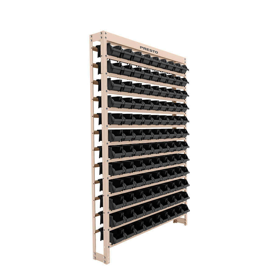 KIT ESTANTE GAVETEIRO ORGANIZADOR 108/3 PRETO