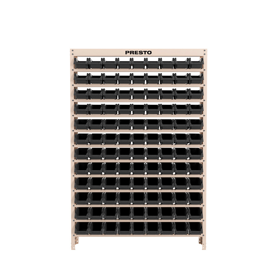 KIT ESTANTE GAVETEIRO ORGANIZADOR 108/3 PRETO