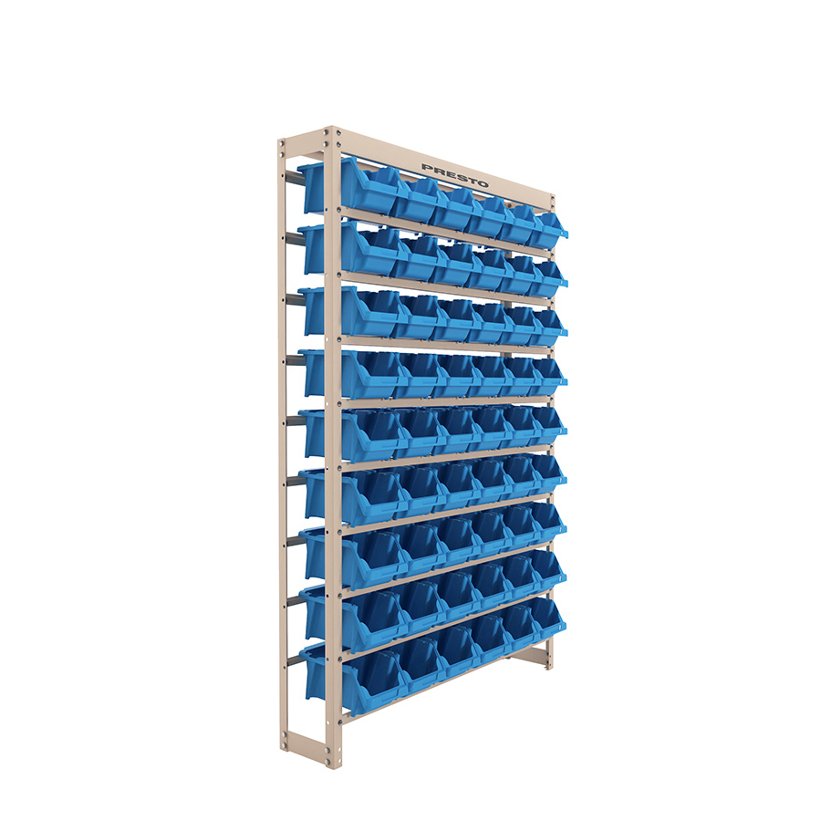 KIT ESTANTE GAVETEIRO ORGANIZADOR 54/5 AZUL